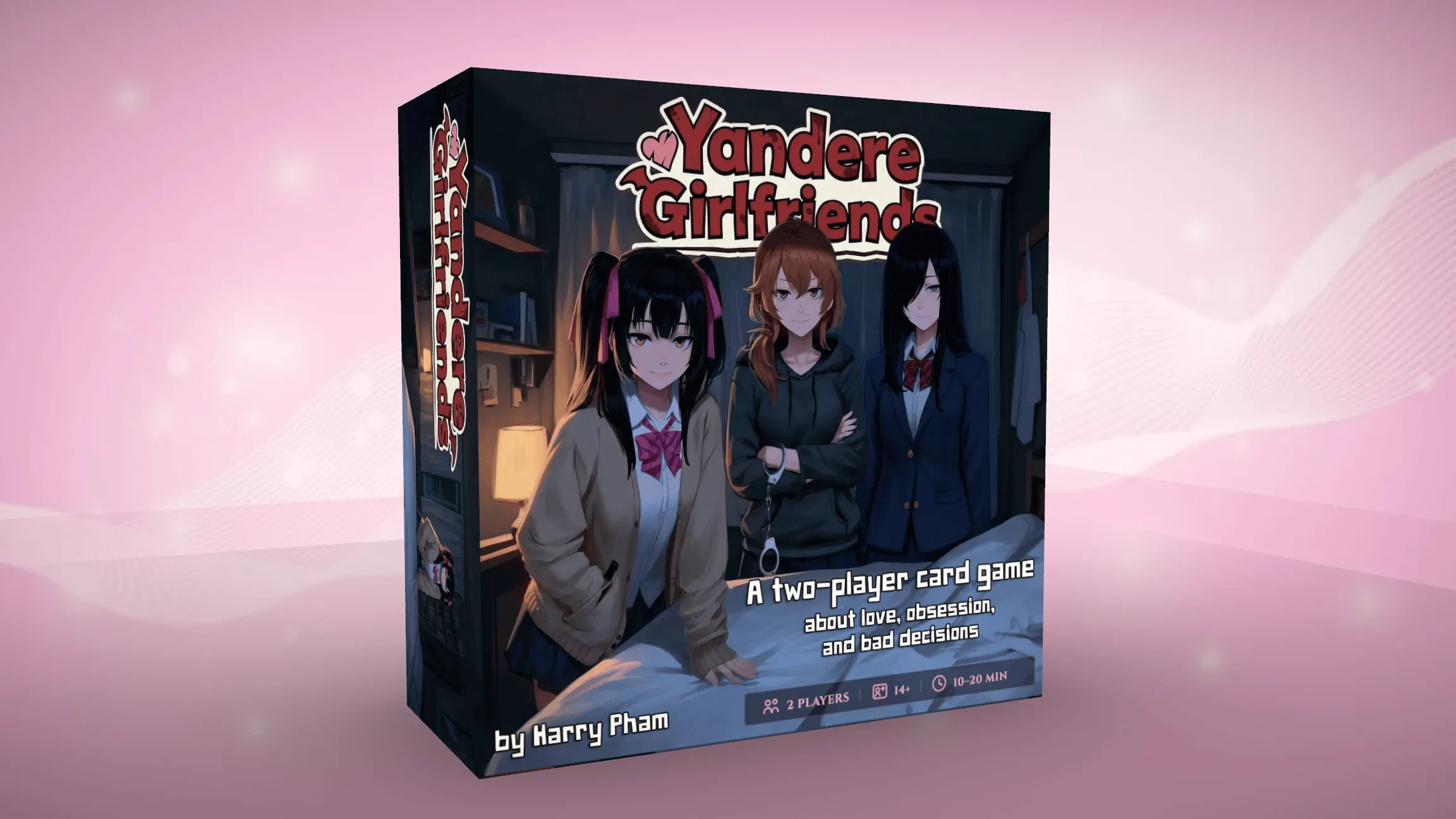Yandere Girlfriends game box - front