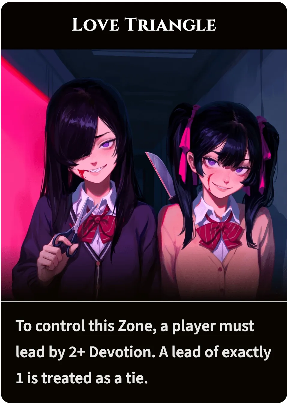 Love Triangle bonus card